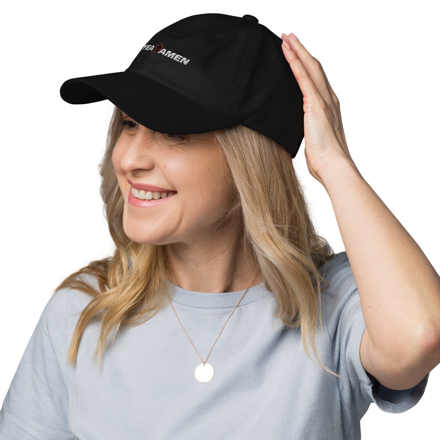 Yea + Amen Signature Logo Dad hat